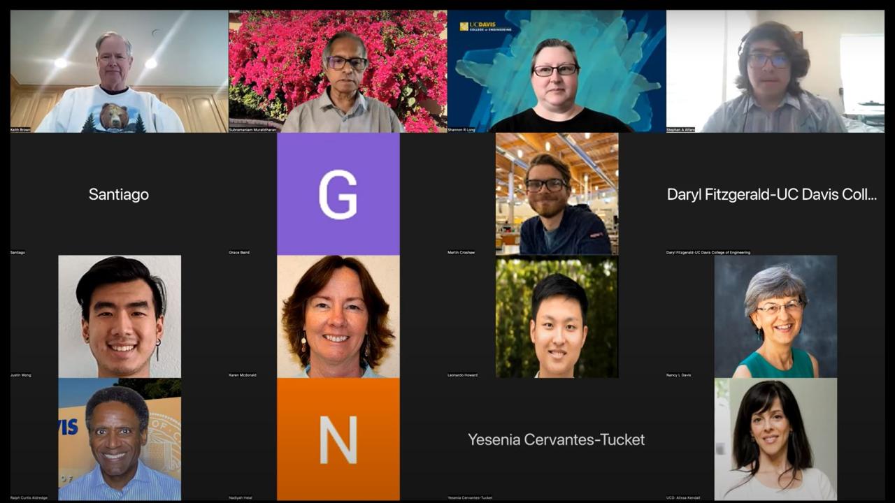 AvenueE affiliates on a Zoom call