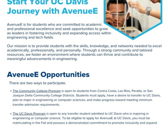 Start your Journey with AvenueE